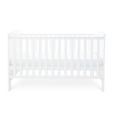 Ickle Bubba Coleby Cot Bed & All Seasons Premium Pocket Sprung Mattress - White
