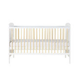 Ickle Bubba Coleby Cot Bed & All Seasons Premium Pocket Sprung Mattress - Scandi White