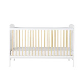 Ickle Bubba Coleby Cot Bed & All Seasons Premium Pocket Sprung Mattress - Scandi White