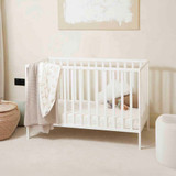 Ickle Bubba Hartley Classic Cot & All Seasons Premium Pocket Sprung Mattress - White