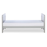 Ickle Bubba Pembrey Cot Bed and Premium Sprung Mattress - Ash Grey