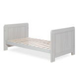 Ickle Bubba Pembrey Cot Bed and Premium Sprung Mattress - Ash Grey