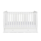 Ickle Bubba Snowdon Classic Cot Bed and Premium Sprung Mattress - White
