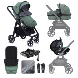 Miniuno TouraGo Travel System + Base - Shamrock