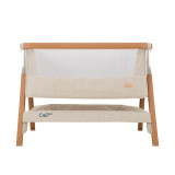 Tutti Bambini CoZee® Bedside Crib - Scandinavian Walnut/Ecru (Outlet)