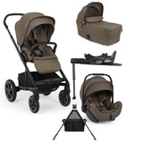 Nuna Mixx Next + Arra Flex & Base Curv Travel System Bundle - Pistachio