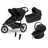 Thule Urban Glide 3 Double Maple Travel System - Black