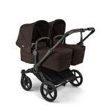 Bugaboo Donkey 6 Twin Stroller - Cocoa Brown