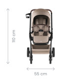 Britax Römer RIO Comfort Plus Travel System - Teak