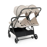 Ickle Bubba Aries Double Autofold Stroller - Stone