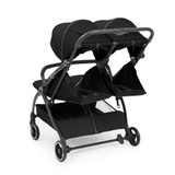 Ickle Bubba Aries Double Autofold Stroller - Black