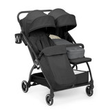 Ickle Bubba Aries Double Prime Autofold Stroller - Graphite Grey