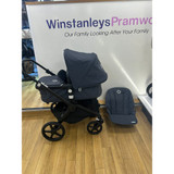 Bugaboo Fox Cub All Terrain Pushchair - Black/Stormy Blue (Ex-Display)