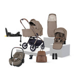 Silver Cross Breez Pebble 360 Pro2 Car Seat Bundle - Champagne