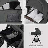 Silver Cross Breez Pebble 360 Pro2 Car Seat Bundle - Pewter