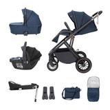 Babymore Chia Coco i-Size & Base Travel System - Midnight Blue (Ex-Display)