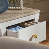 CuddleCo Clara Bedside Table - Cashmere/Ash