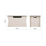 CuddleCo Clara Storage Box - Cashmere/Ash