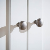 CuddleCo Clara Triple 2 Drawer Wardrobe - White/Ash