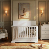 CuddleCo Beaumont Grand 3 Piece Room Set - White