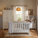 CuddleCo Burford 3 Piece Room Set - White/Oak