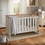 CuddleCo Burford 3 Piece Room Set - White/Oak