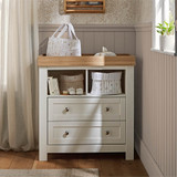CuddleCo Burford 2 Piece Room Set - White/Oak