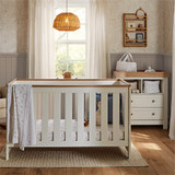 CuddleCo Burford 2 Piece Room Set - White/Oak