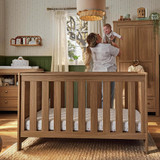 CuddleCo Burford Cot Bed - Oak