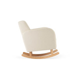 CuddleCo Etta Nursing Chair & Footstool - Boucle Off White