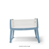 SnuzPod Studio Bedside Crib with Mattress - Santorini Sky
