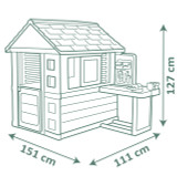 Smoby Life Nature Playhouse with Workshop