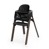 Stokke® Steps™ High Chair - Black/Warm Brown