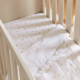 CuddleCo 4-Piece Cot Bed Bedding Set - Cashmere Meadow