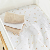 CuddleCo Universal Crib/Co Sleeper Bedding Set - Cashmere Meadow