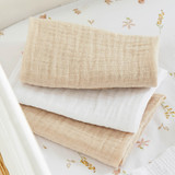 CuddleCo Universal Crib/Co Sleeper Bedding Set - Cashmere Meadow