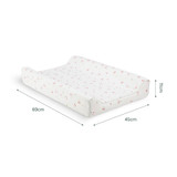 CuddleCo Wedge Changing Mat - Ditsy Cherry