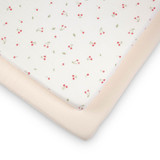CuddleCo 4-Piece Cot Bed Bedding Set - Ditsy Cherry