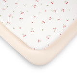 CuddleCo Universal Crib/Co Sleeper Bedding Set - Ditsy Cherry