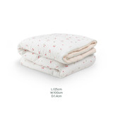 CuddleCo Cot Bed Quilt - Ditsy Cherry