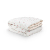 CuddleCo Cot Bed Quilt - Ditsy Cherry