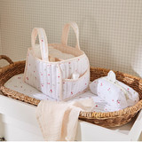 CuddleCo Changing Set - Ditsy Cherry