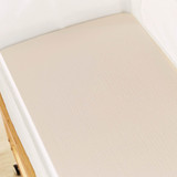 CuddleCo Universal Crib/Co Sleeper Sheets (2 Pack) - Cashmere Waffle