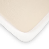 CuddleCo Universal Crib/Co Sleeper Sheets (2 Pack) - Cashmere Waffle