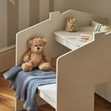 CuddleCo Storage Desk with Bench - House