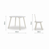 CuddleCo Play Table with 2 Chairs - Bear