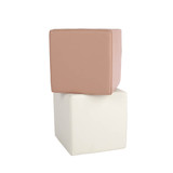 CuddleCo 2 Piece Soft Play Cubes - Tuscany/Pebble