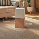 CuddleCo 2 Piece Soft Play Cubes - Tuscany/Pebble