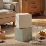 CuddleCo 2 Piece Soft Play Cubes - Sea Salt/Pebble