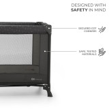 Kinderkraft Joy Light Travel Cot - Grey